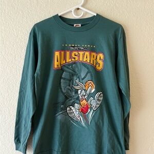 Warner Bros. Green Looney Tunes AllStars Bugs Bunny Long-Sleeve Tee